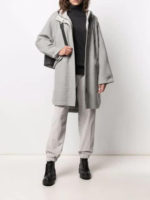 BRUNELLO CUCINELLI Cashmere Blend High Neck Sweater In Blue