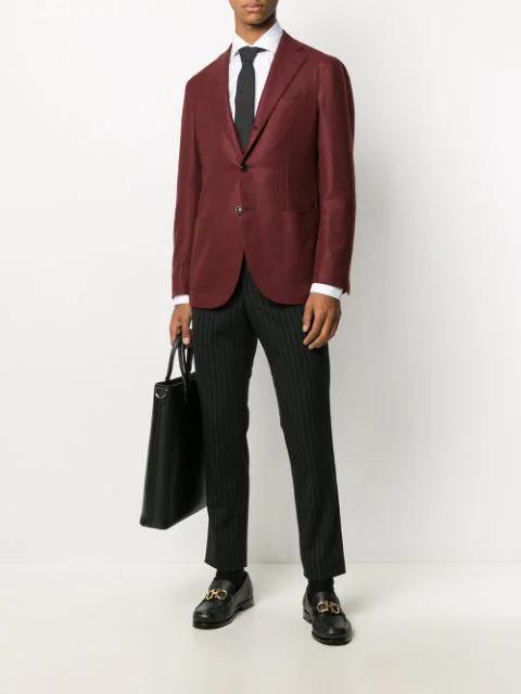 FERRAGAMO Grandioso Leather Loafer With Gancini Detail In Brown