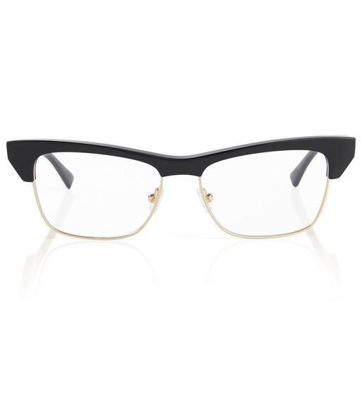 BOTTEGA VENETA Cat-eye Glasses In Black