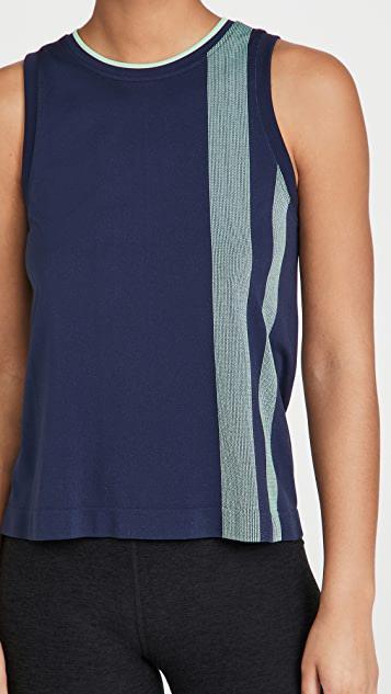 BEYOND YOGA Spacedye In The Mix High-waist Biker Shorts In Darkest Night