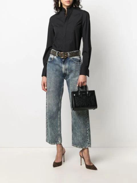 ISABEL MARANT ÉTOILE Plalia Pleated Black Blouse