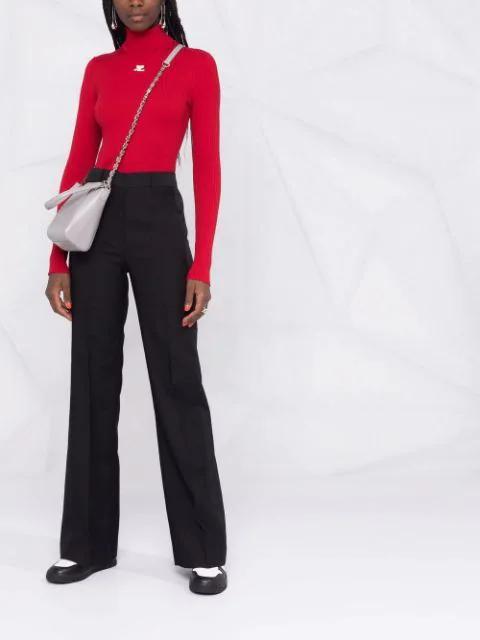 COURRÈGES Courreges Women Red Viscose Blend Sweater