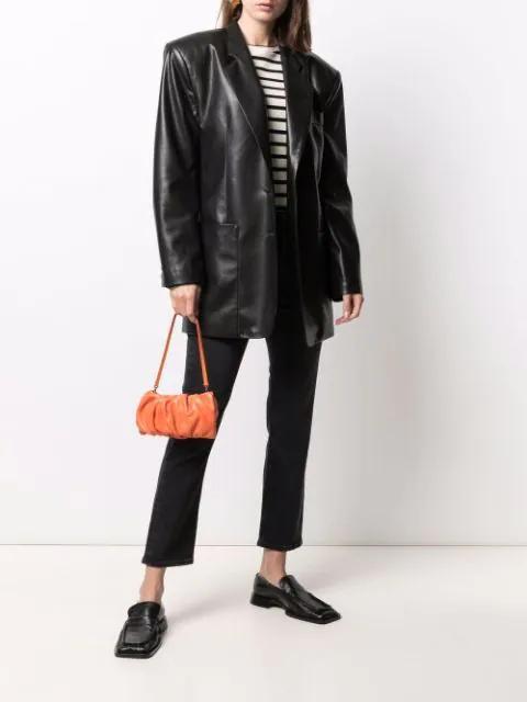 AGOLDE Riley Cropped Jeans In Black