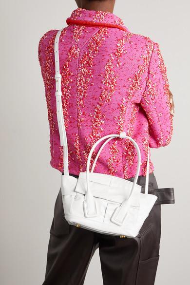 BOTTEGA VENETA Rubber Sole Leather Stretch Mule Sandal Optic White