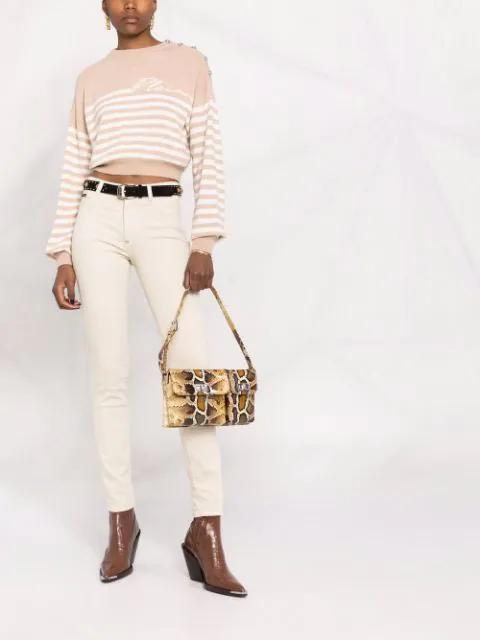 PHILIPP PLEIN Denim Slim Fit Jeggings Iconic Plein In Multi