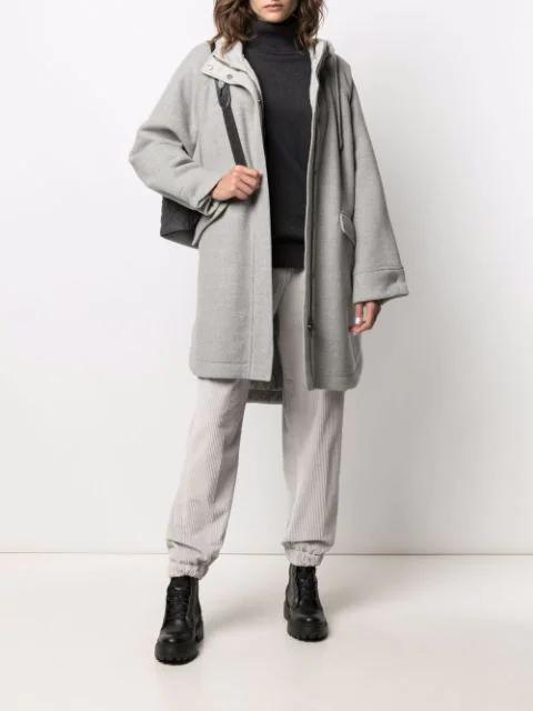 BRUNELLO CUCINELLI Cashmere Blend High Neck Sweater In Blue