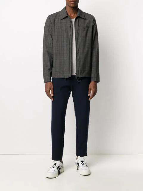 TOM FORD Grey Regular Fit T-shirt With Classic Crew Neckline In Gray