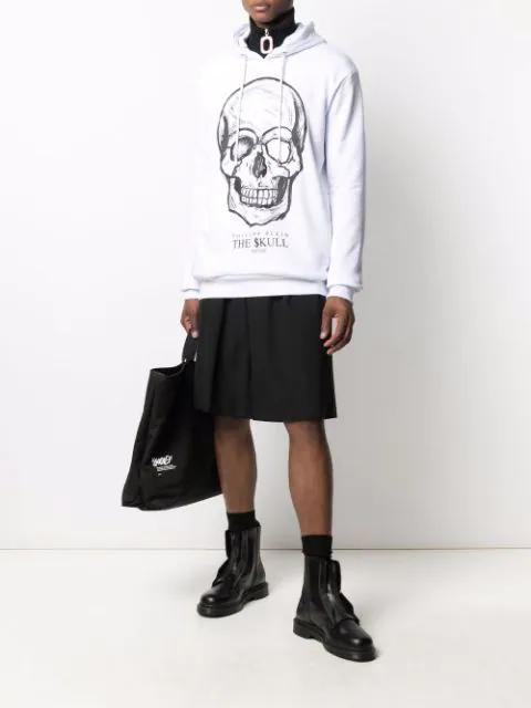 NEIL BARRETT Patchwork Stripe-pattern Shirt In White