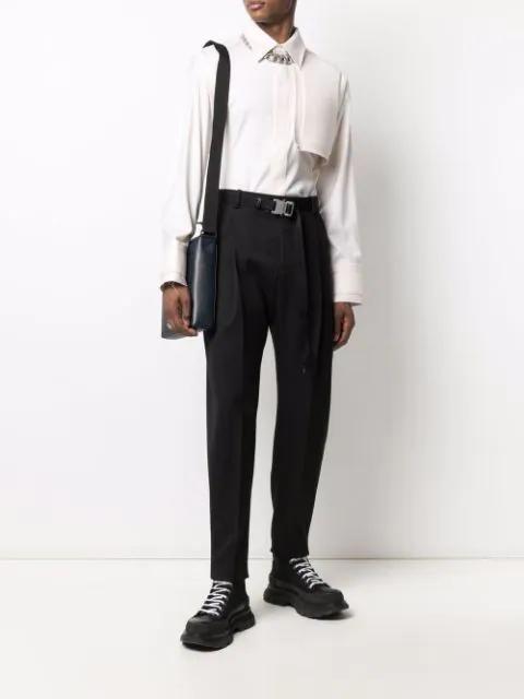 ALEXANDER MCQUEEN Black Wool Trousers