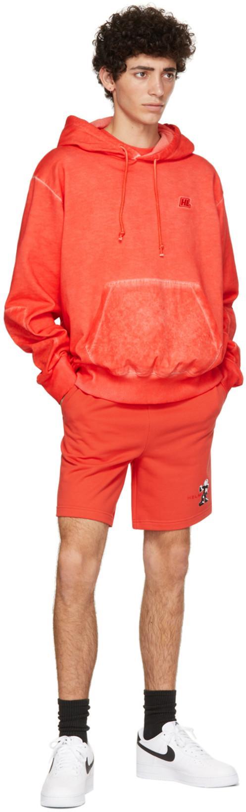 HELMUT LANG "military" Sweatshirt In Red