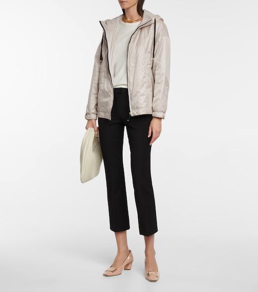 S MAX MARA Mid-rise Cropped Trousers In Black