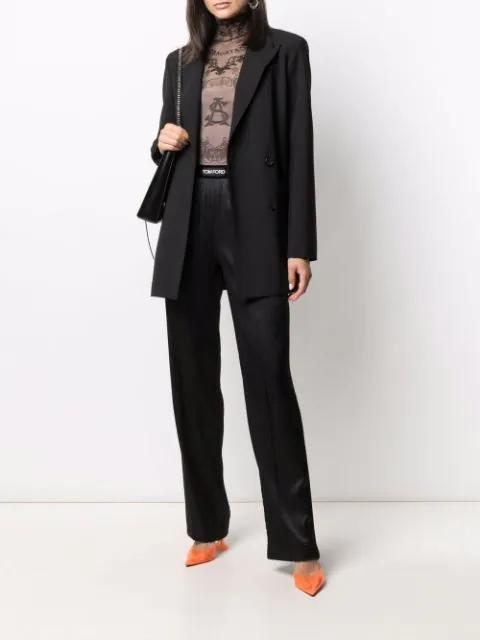 TOM FORD Black Pinched Seams Lounge Pants