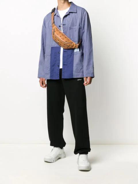 MCM Medium Fursten Belt Bag In Brown