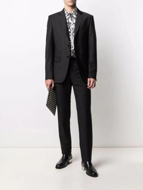 VERSACE 40mm Leather Belt In Kvo41-black-ver