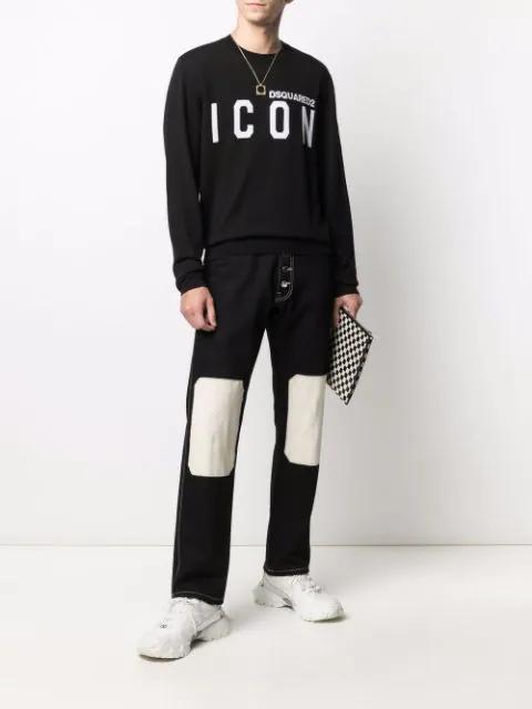 DSQUARED2 Dsquared Men Icon Cool Fit Sweatshirt In Black