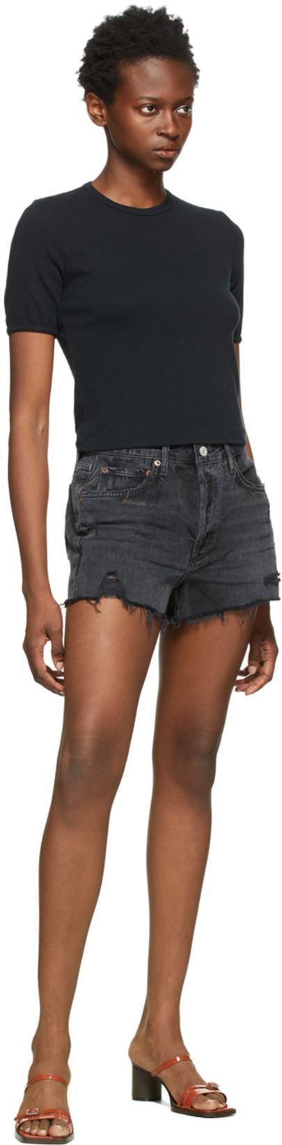 AGOLDE Dee Super High Rise Shorts Exhibit 26