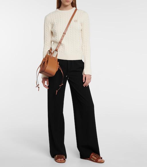 LOEWE Flow Runner Suede And Leather Trainers In Multi