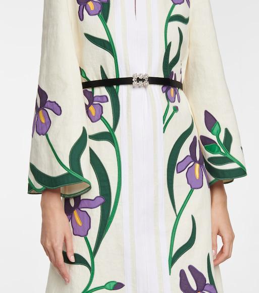 ROGER VIVIER Black Leather Ballet Flats