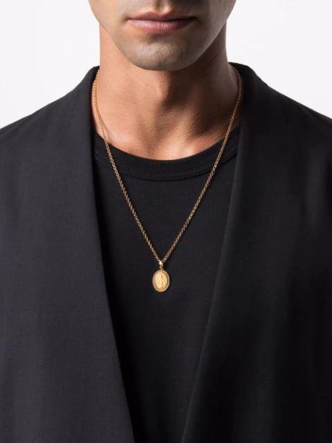 DOLCE & GABBANA Embroidered Bee And Crown Cotton T-shirt In Black