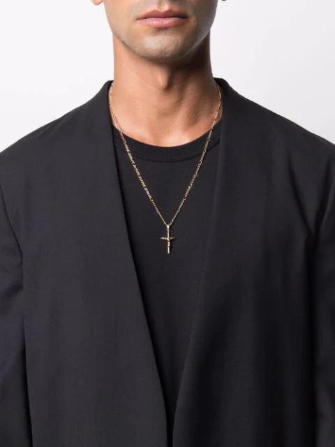 DOLCE & GABBANA Embroidered Bee And Crown Cotton T-shirt In Black