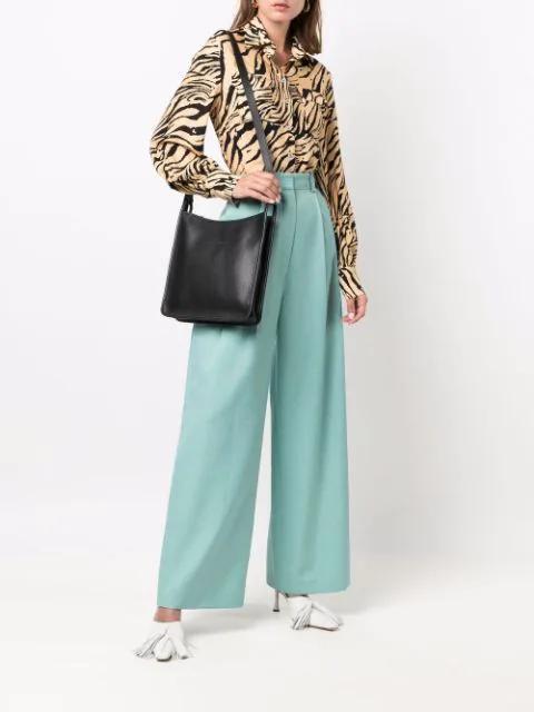 LONGCHAMP Large Le Foulonné Crossbody Bag In Black