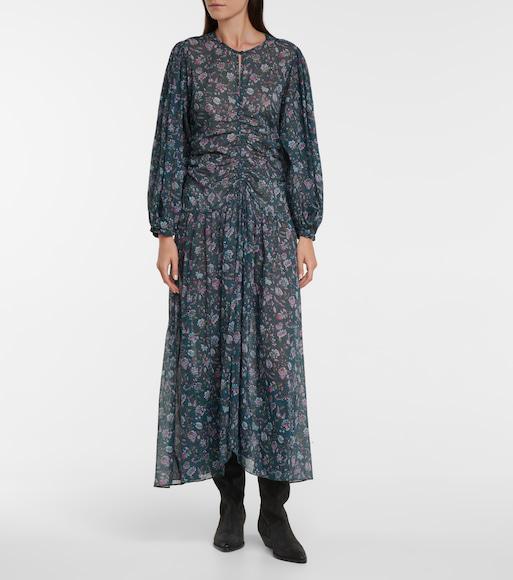 ISABEL MARANT Denvee Suede Leather Boots In Animal Print