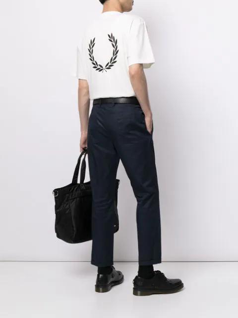 FRED PERRY Classic Crew Neck Tee In White