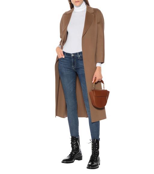 WOLFORD Colorado Turtleneck Jersey Thong Bodysuit In White