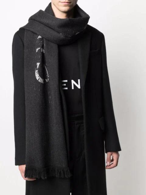 GIVENCHY 4g Logo Print T-shirt In Black