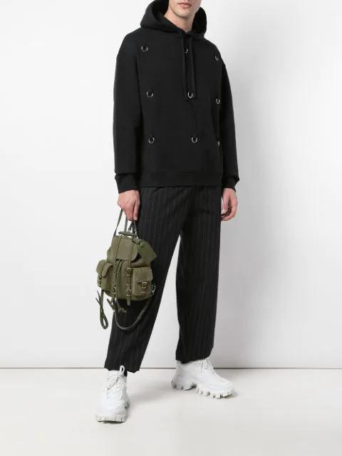 READYMADE Military Cargo Backpack In Green