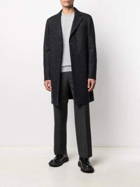 FERRAGAMO Grandioso Leather Loafer With Gancini Detail In Brown