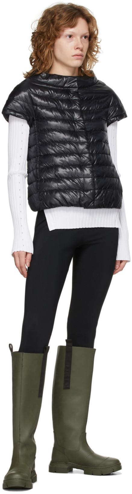 GANNI Khaki Recycled Rubber Country Boots In Green