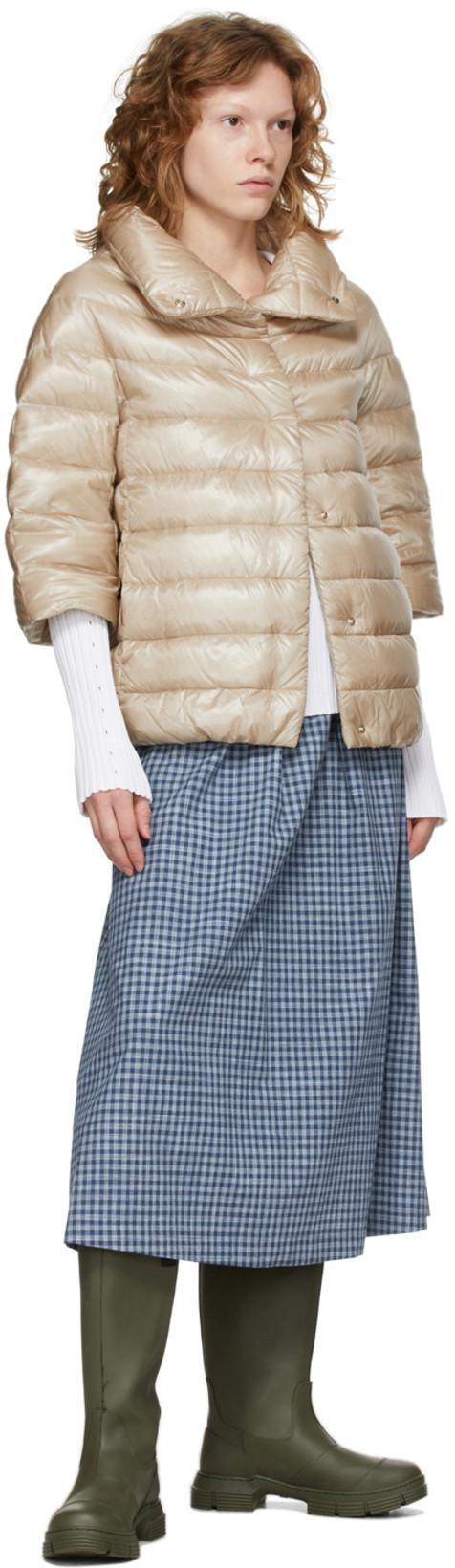 GANNI Khaki Recycled Rubber Country Boots In Green