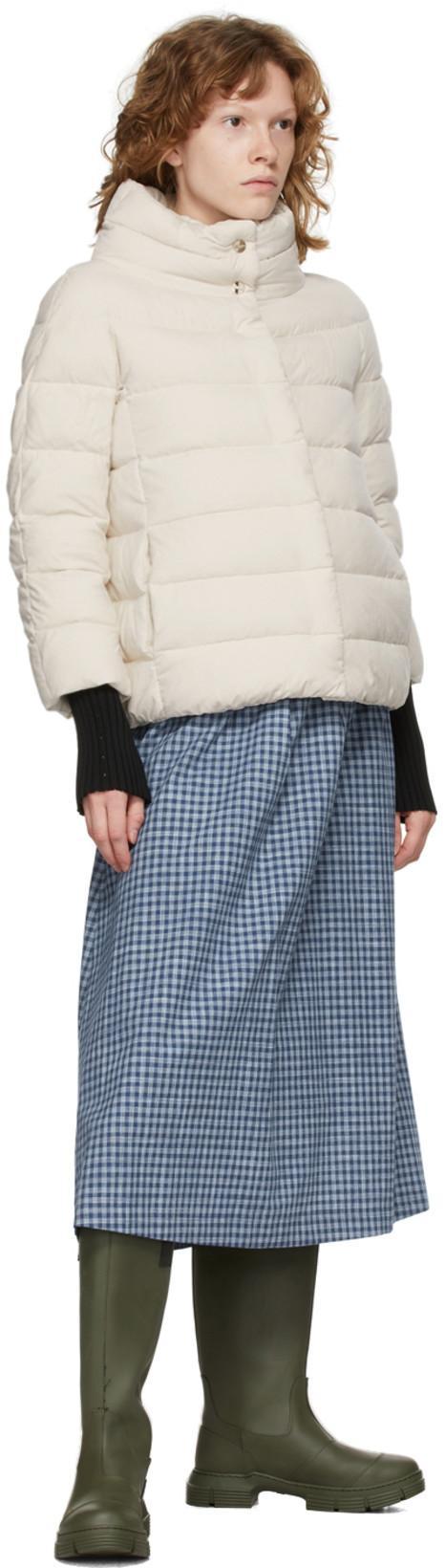 GANNI Khaki Recycled Rubber Country Boots In Green