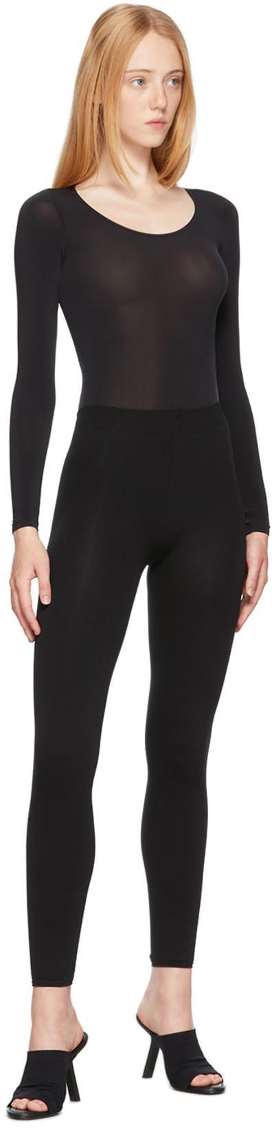 WOLFORD Buenos Aires Stretch-jersey Thong Bodysuit In Black