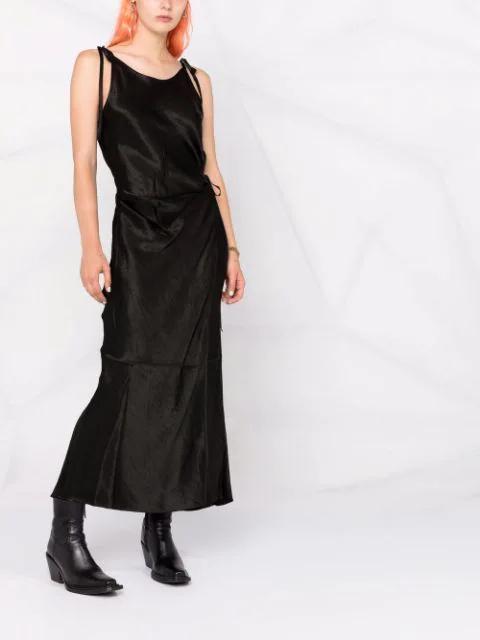ACNE STUDIOS Drawstring Midi Dress In 900