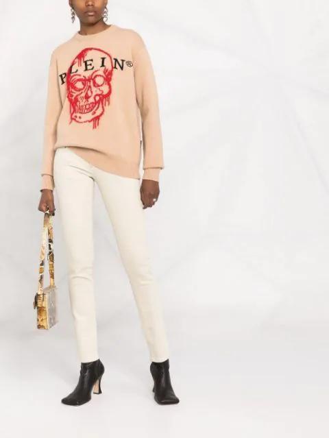 PHILIPP PLEIN Denim Slim Fit Jeggings Iconic Plein In Multi