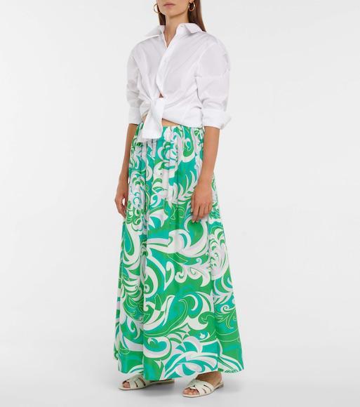 SAINT LAURENT White Slide Sandals With Square Toe For Women