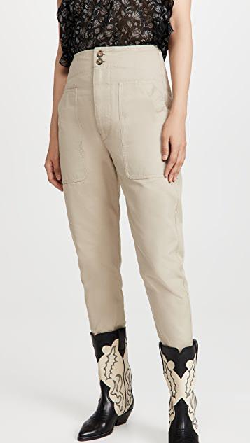 ISABEL MARANT Low-top Sneaker With Perforated White Leather Upper