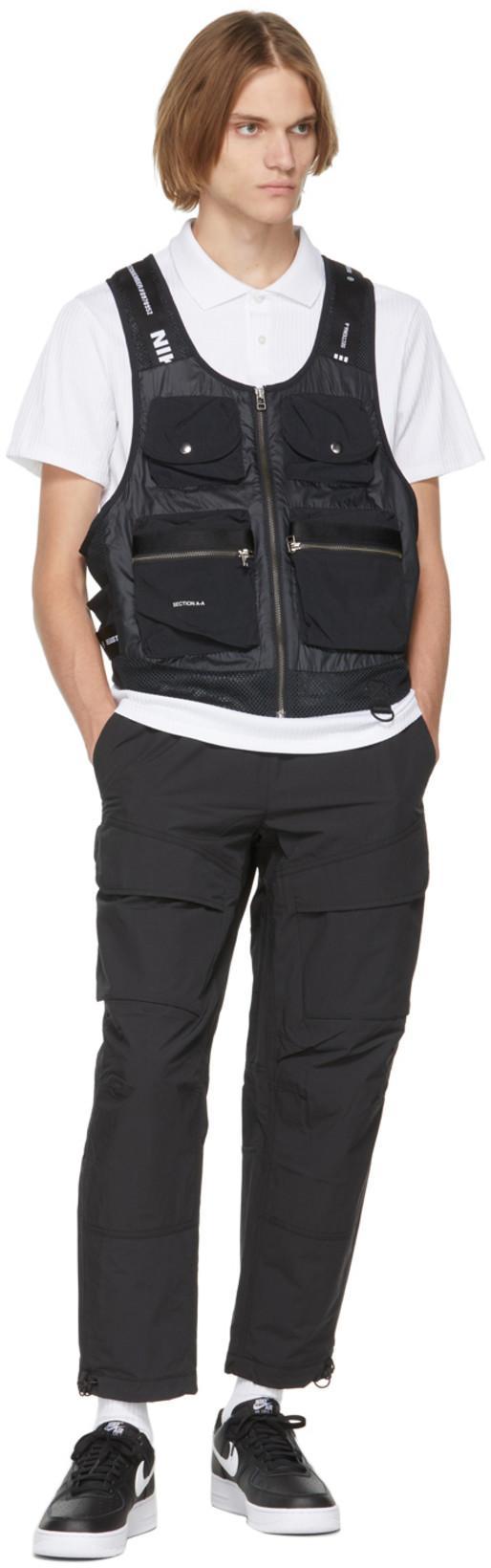 NIKE Air Force 1 07 Sneakers In Black Leather