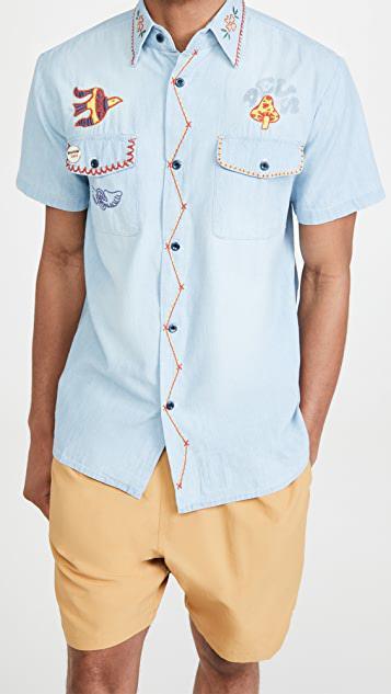 REIGNING CHAMP Cotton T-shirt Two-pack In Black