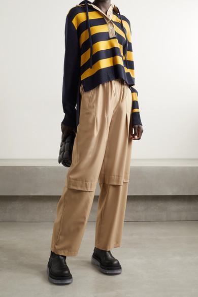 BOTTEGA VENETA Tire Rubber-trimmed Leather Chelsea Boots In Black Transparent