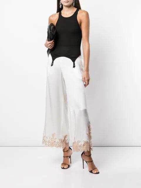 KIKI DE MONTPARNASSE Muscle Garter Tank In Black