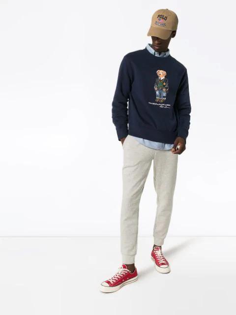 POLO RALPH LAUREN Cotton Embroidered Logo Tee In White