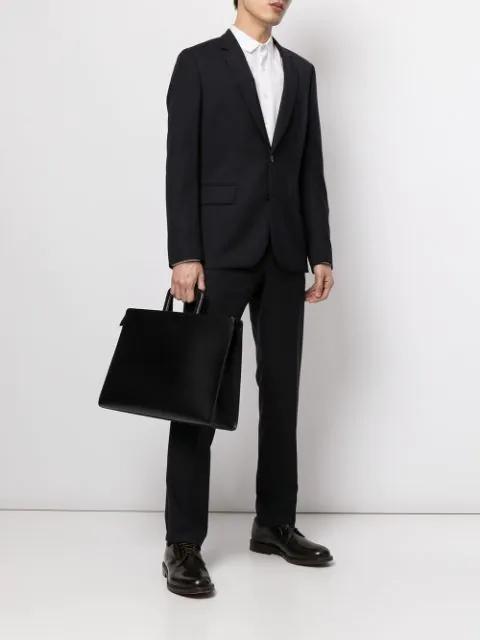 CHURCH'S Polished Black Leather Derby Shoes With Rounded Toe