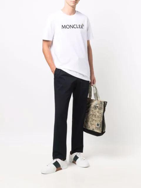 MONCLER Short Sleeve T-shirt In White
