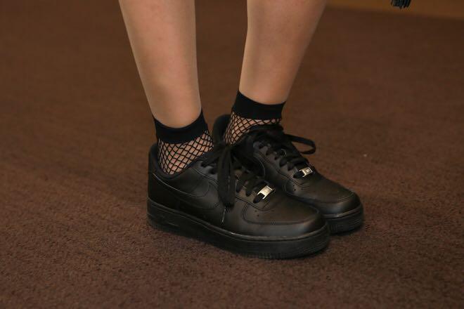 NIKE Air Force 1 Low Retro Premium Leather In Black