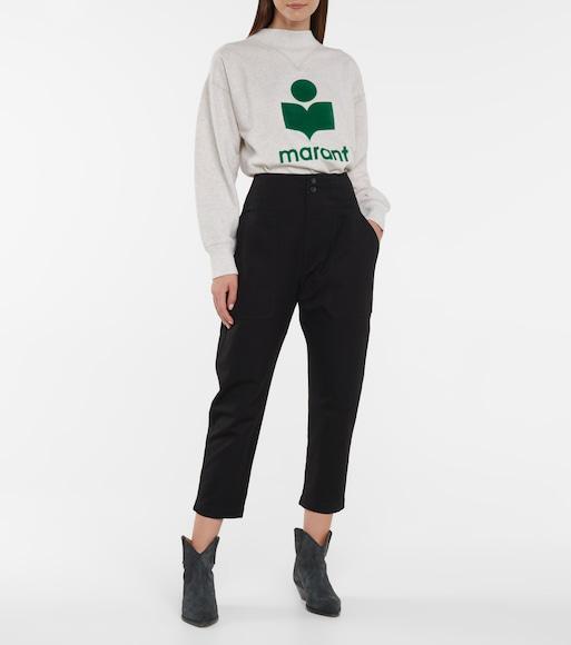 ISABEL MARANT Gray Dewina Ankle Boots In Black