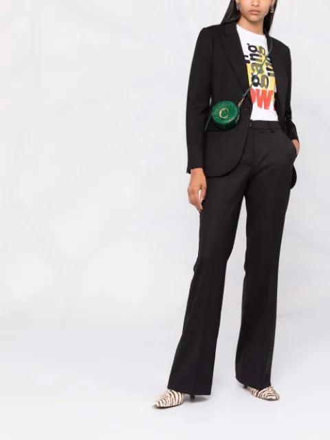 P.A.R.O.S.H Parosh Lowell Single-breasted Blazer In Grey