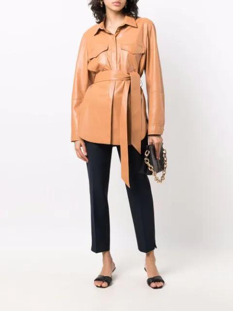 PT01 Pt Torino New York Techno Fabric Tailored Trousers In Navy